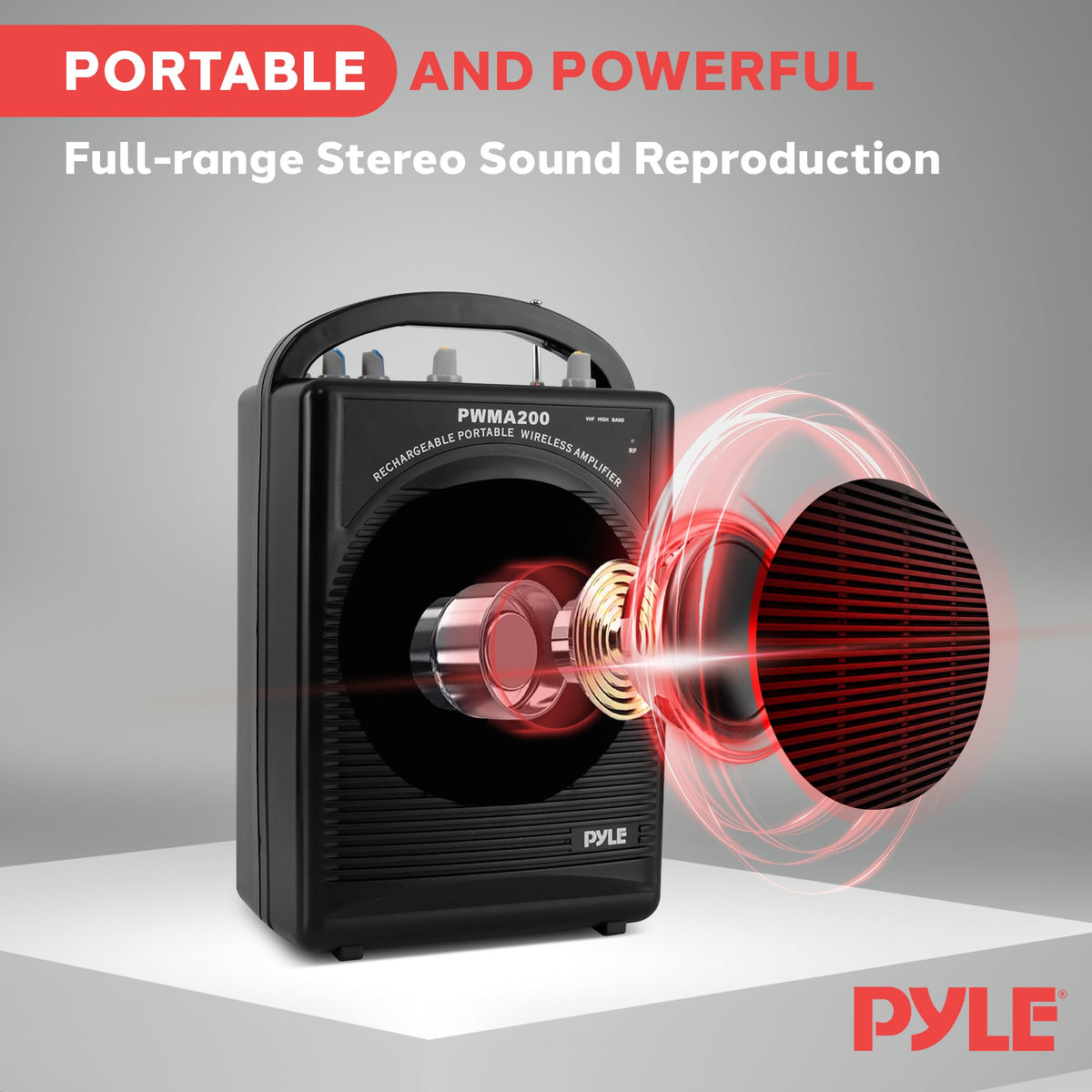 Portable PA Speaker & Microphone System B9009