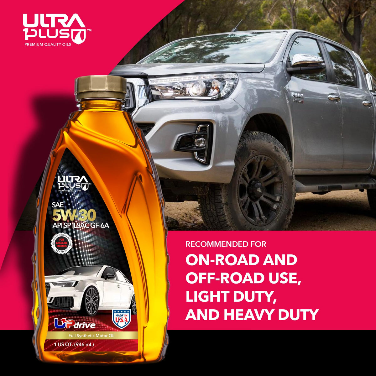 5W-30 Full Synthetic Motor Oil 5 Quart A1376