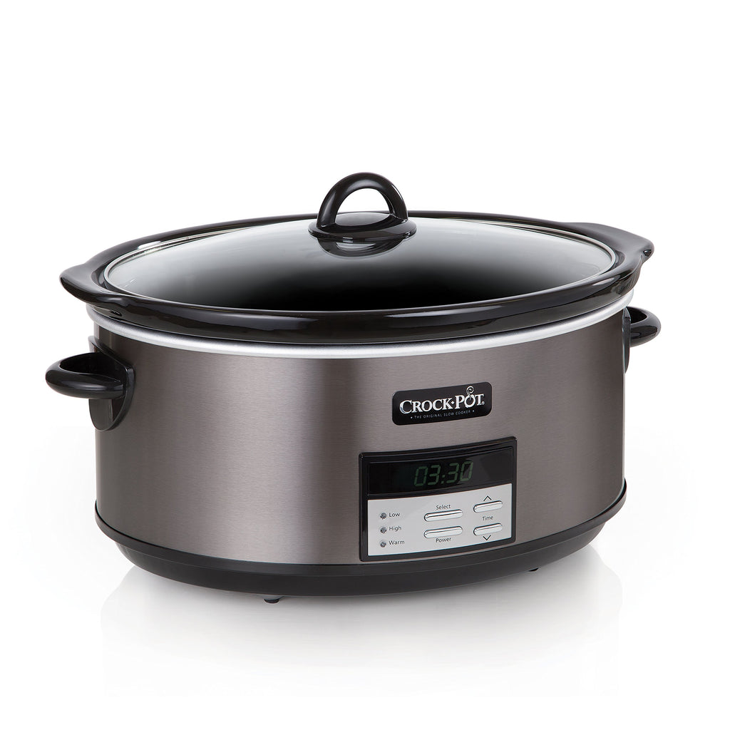 8 Quart Programmable Slow Cooker + 7 Quart Oval Manual Slow Cooker, Stainless Steel P9813
