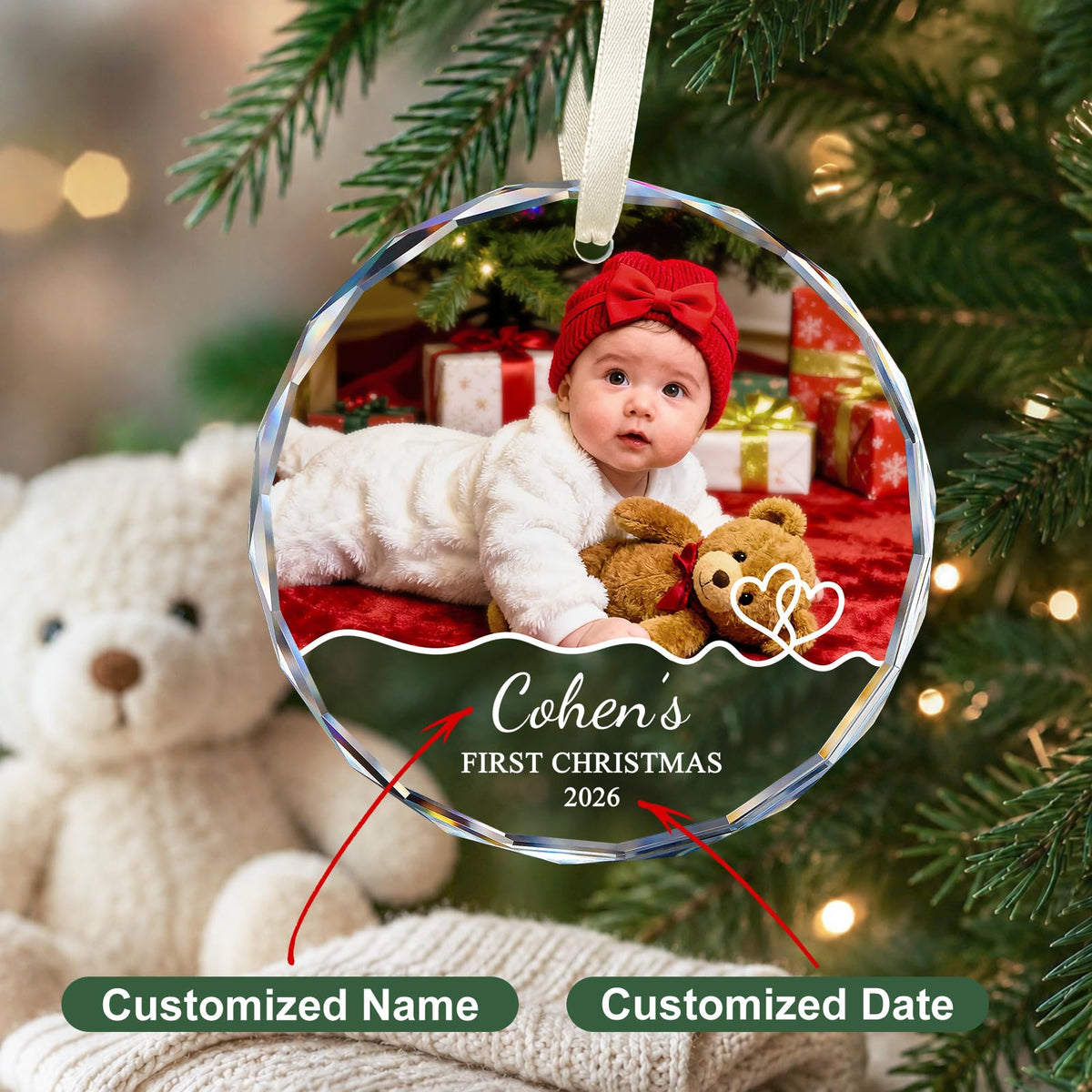 Baby's First Christmas Ornament 2026 J181702