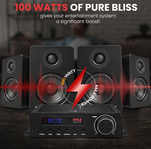100W 5 Channel Bluetooth Home Theater Audio Amplifier G95402