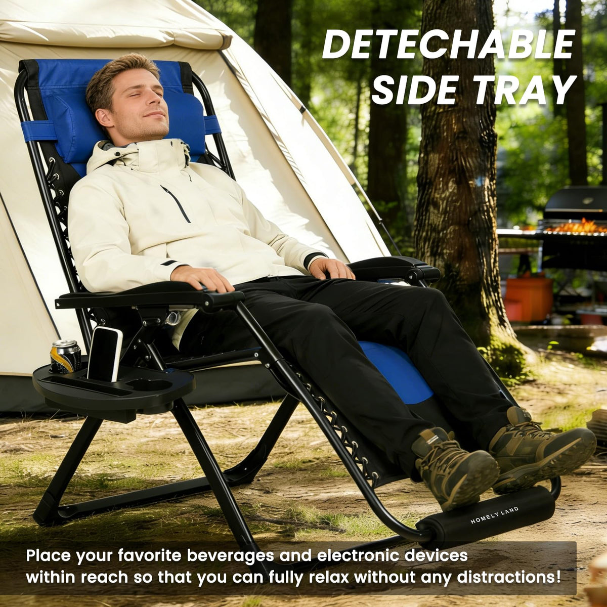 Oversized Padded Zero Gravity Lounge Chair D236620