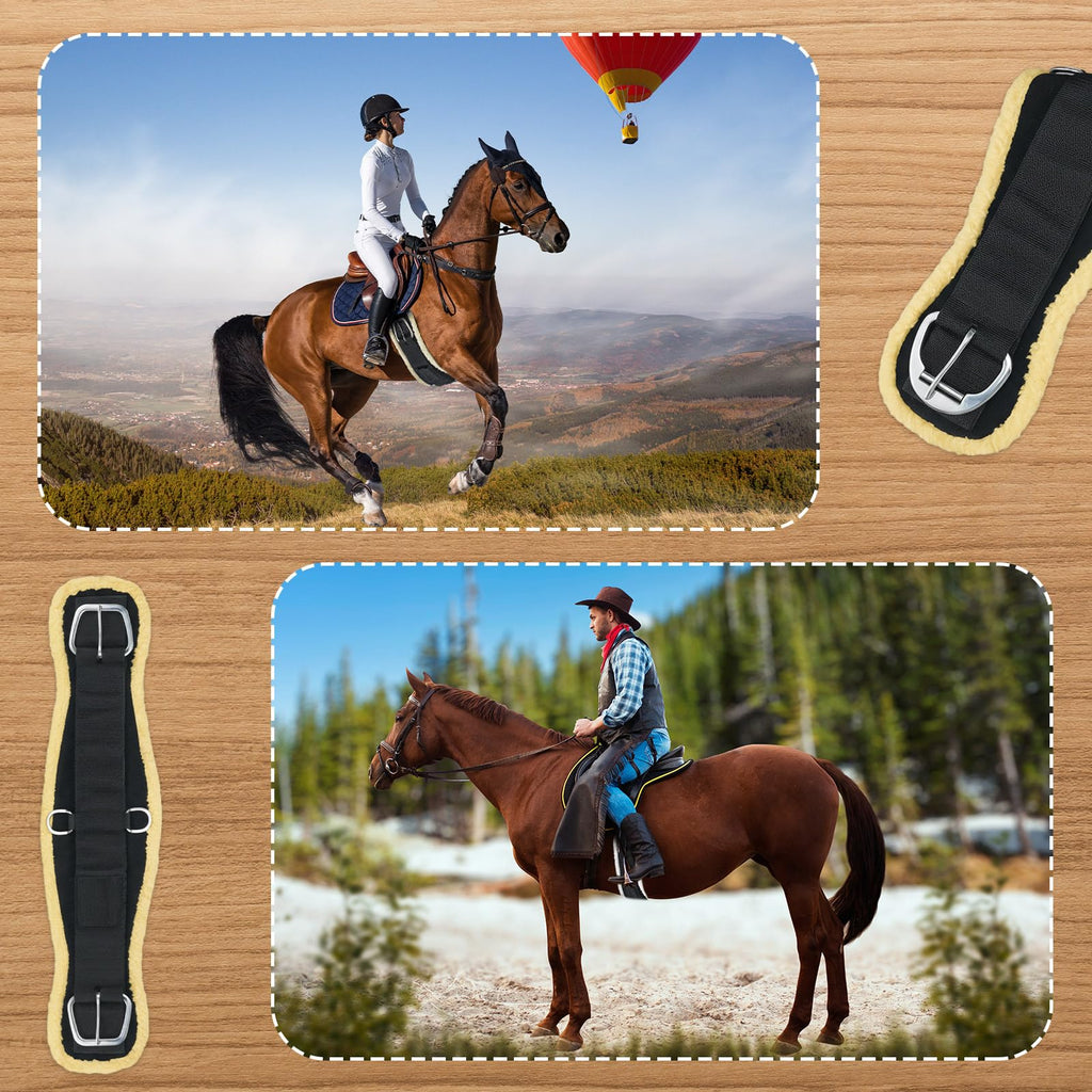 Fleece Horse Cinch with Removable Liners 30 Inch O53418