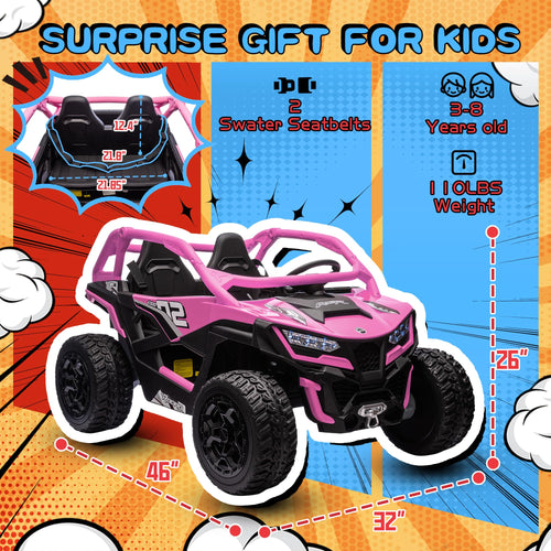 24V 10AH 2-Seater 4x4 Ride on Car UTV M9028