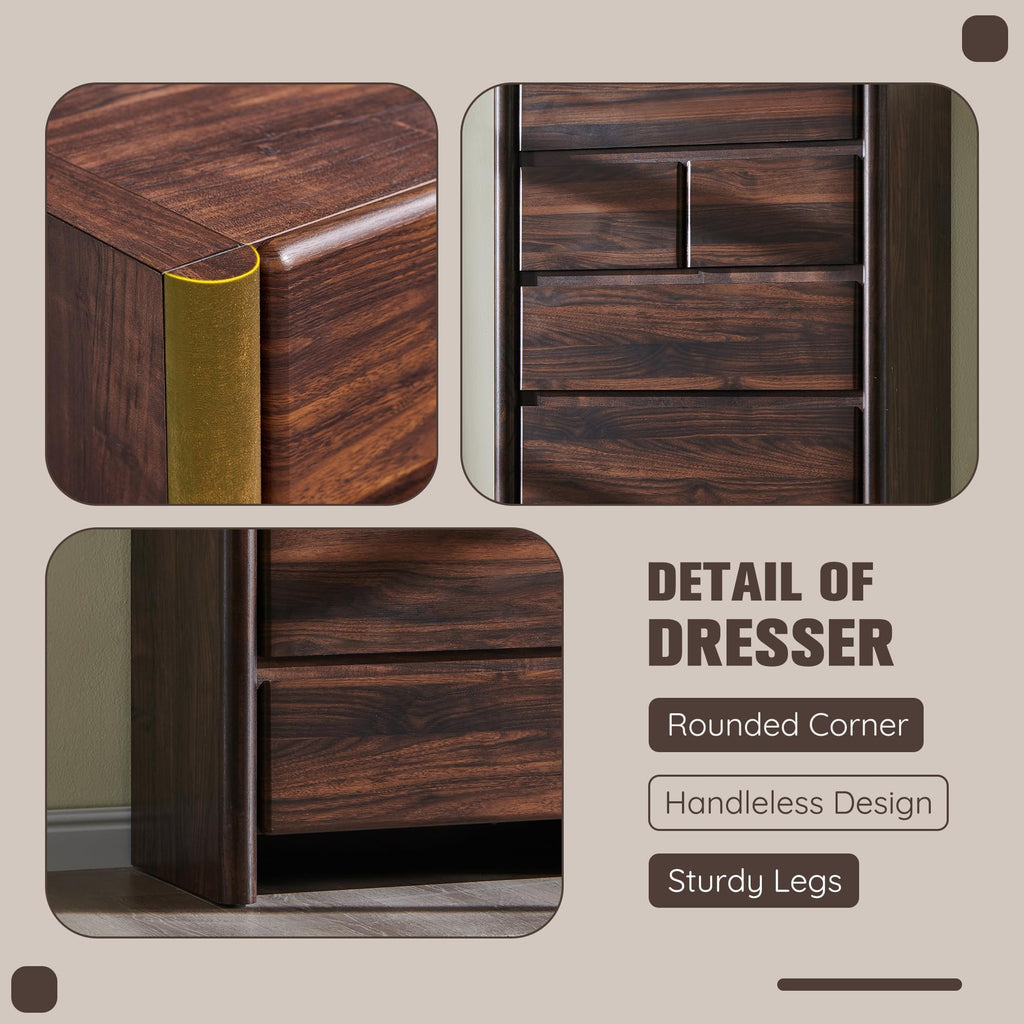 Brown 7 Drawer Dresser B967