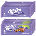 Chocolate Bars Variety Pack, Alpine Milk & Hazelnut, 10 - 3.52 oz Bars P166