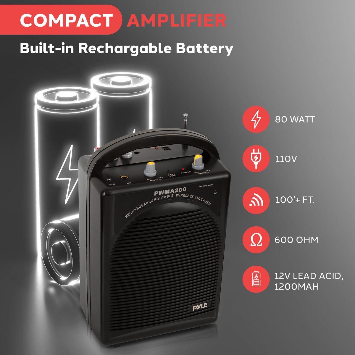 Portable PA Speaker & Microphone System B9009