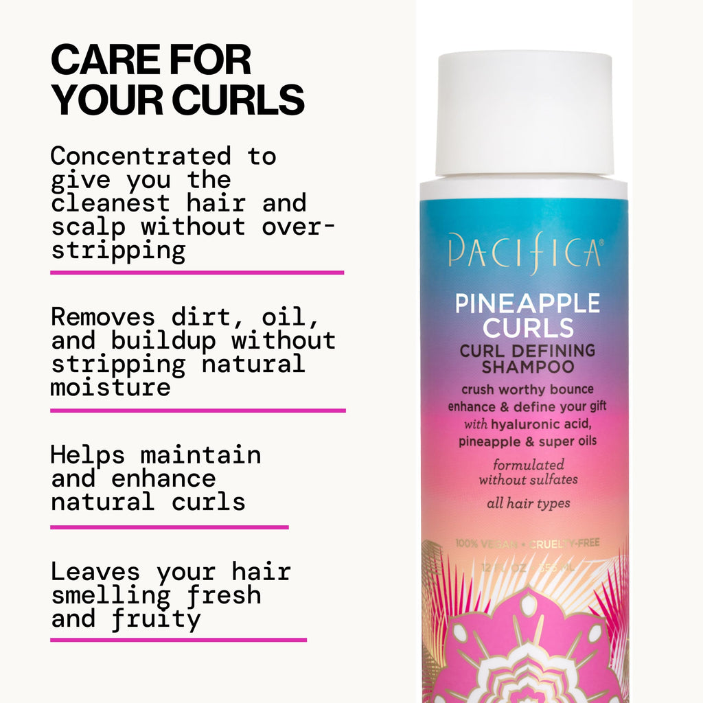 Curly Hair Shampoo & Conditioner Set, Sulfate Free K979