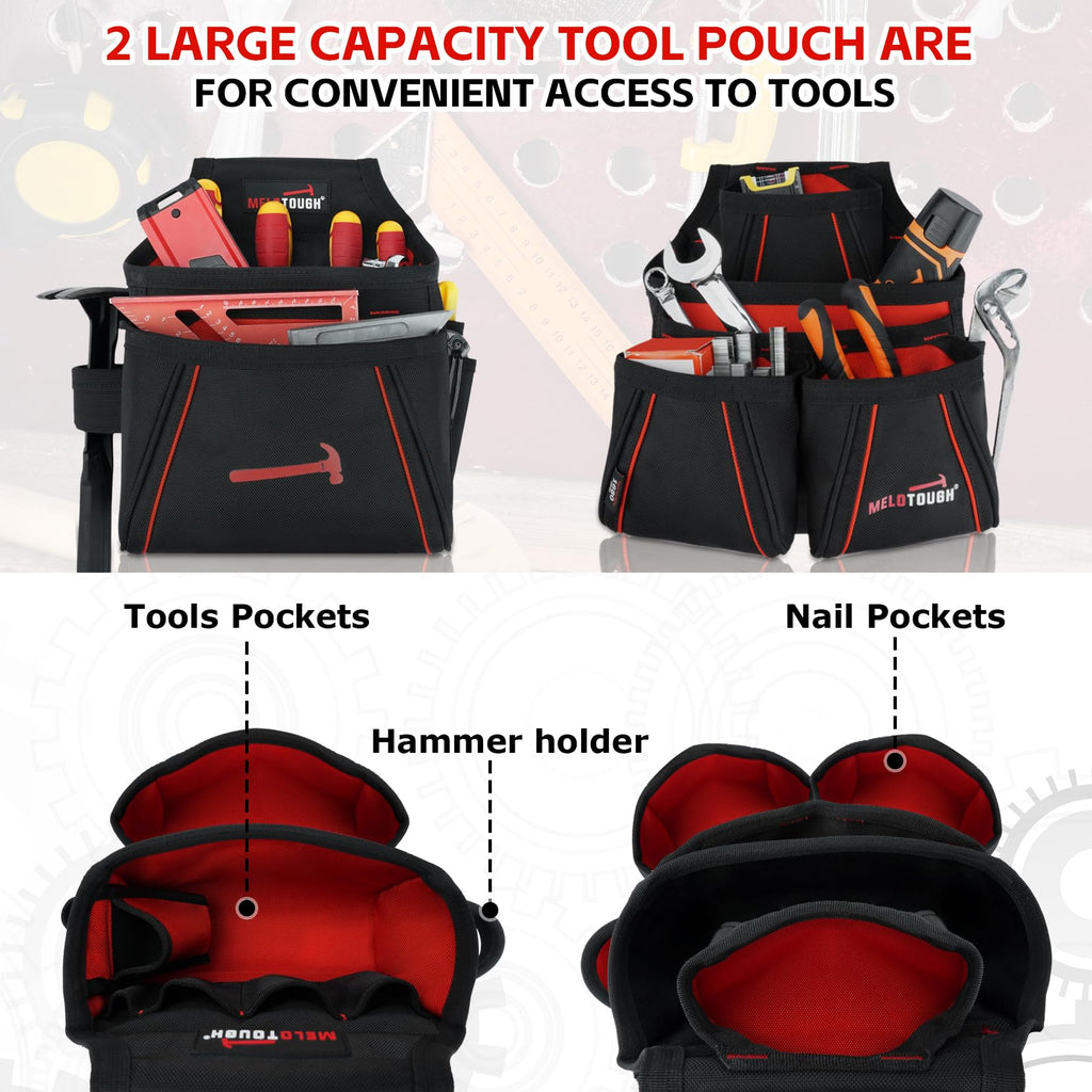 Tool Belt with Suspenders Heavy Duty Carpenter Apron G27046