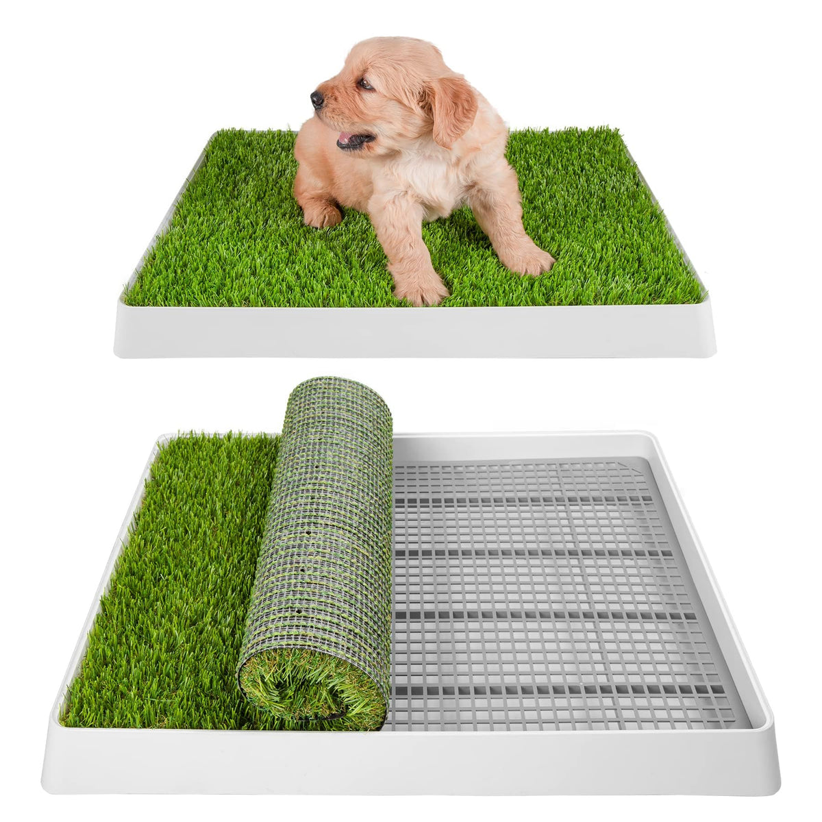 Dog Grass Pad with Tray Z10953