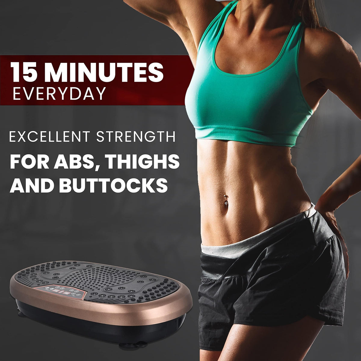 Vibration Plate Exercise Machine with 120 Speeds G222116