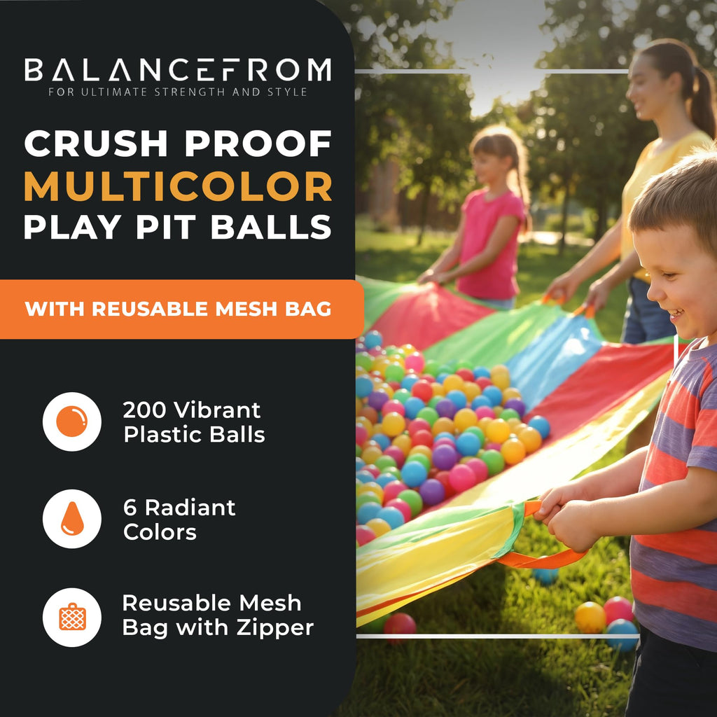 Play Pit Balls Toy Set with Mesh Bag L883