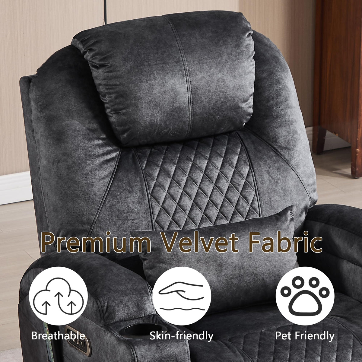 Power Swivel Rocker Recliner Chair V268306