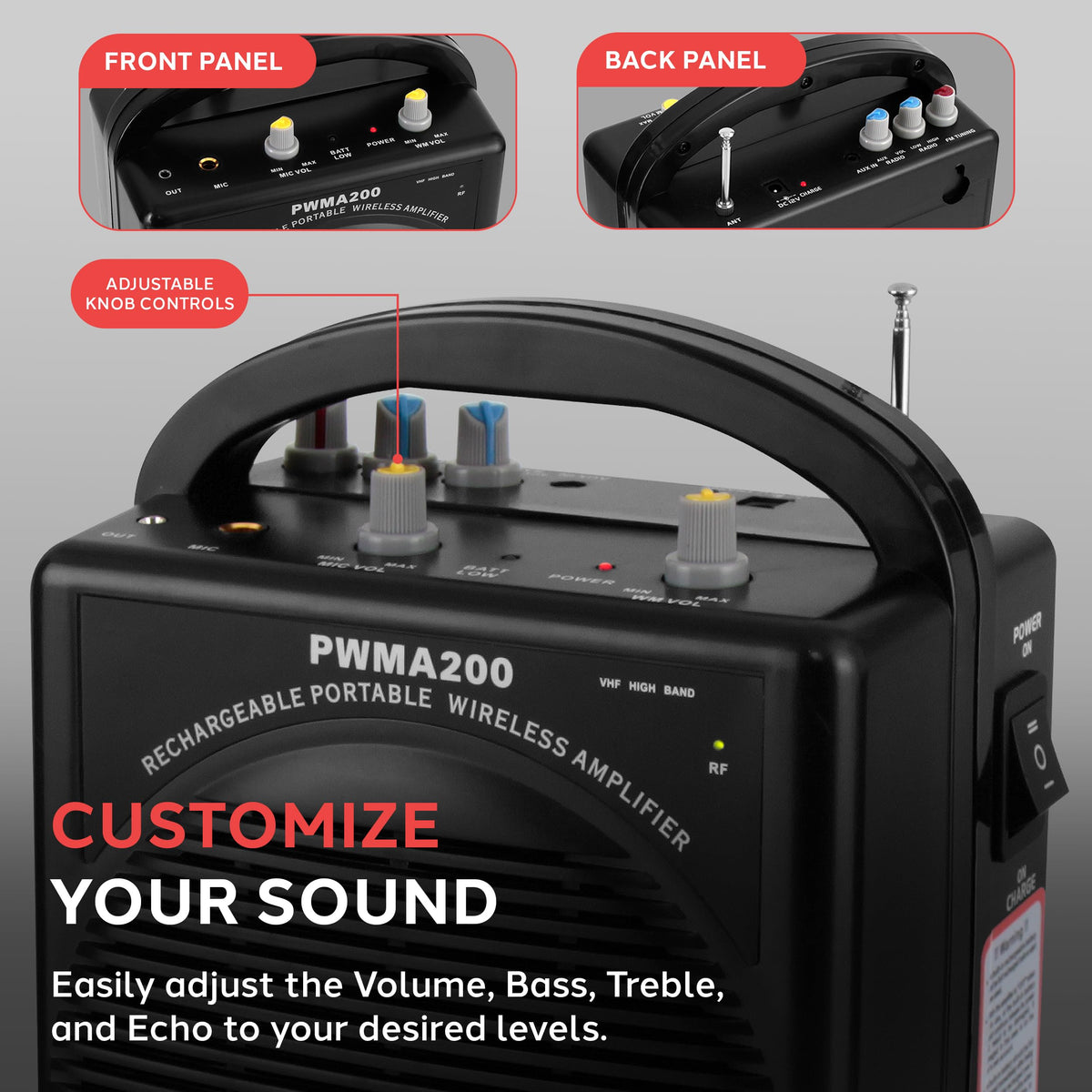 Portable PA Speaker & Microphone System B9009