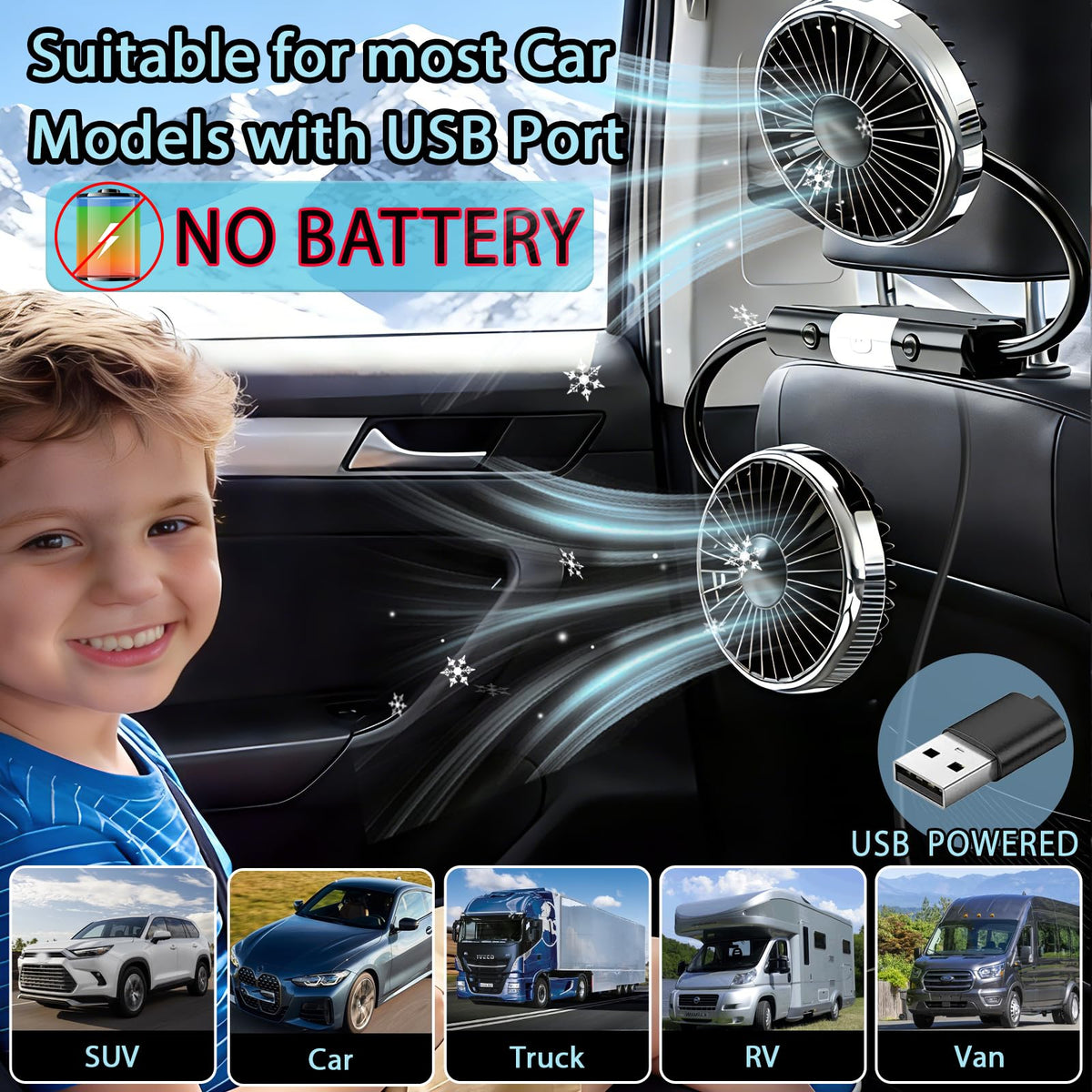 Car Backseat Fans Z766761
