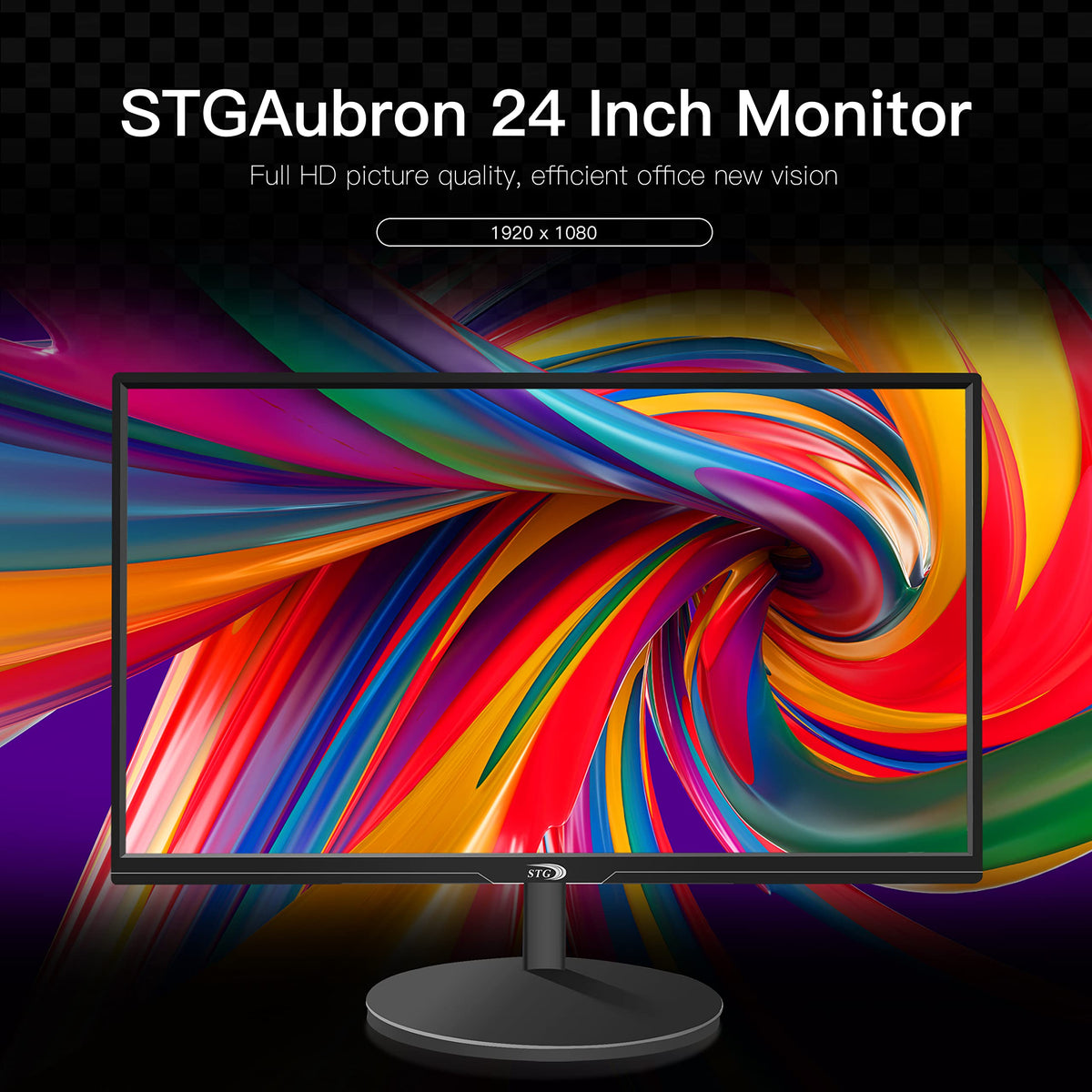 Gaming PC Bundle with 24 Inch FHD LED Monitor, GeForce RTX 2060 6G, Intel Core I5, 16G RAM, 512G SSD J3085
