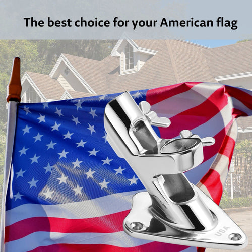 1 Inch Stainless Steel Flag Pole Holder G671