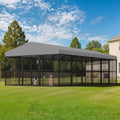 10x20x6.4 FT Outdoor Dog Kennel O3864