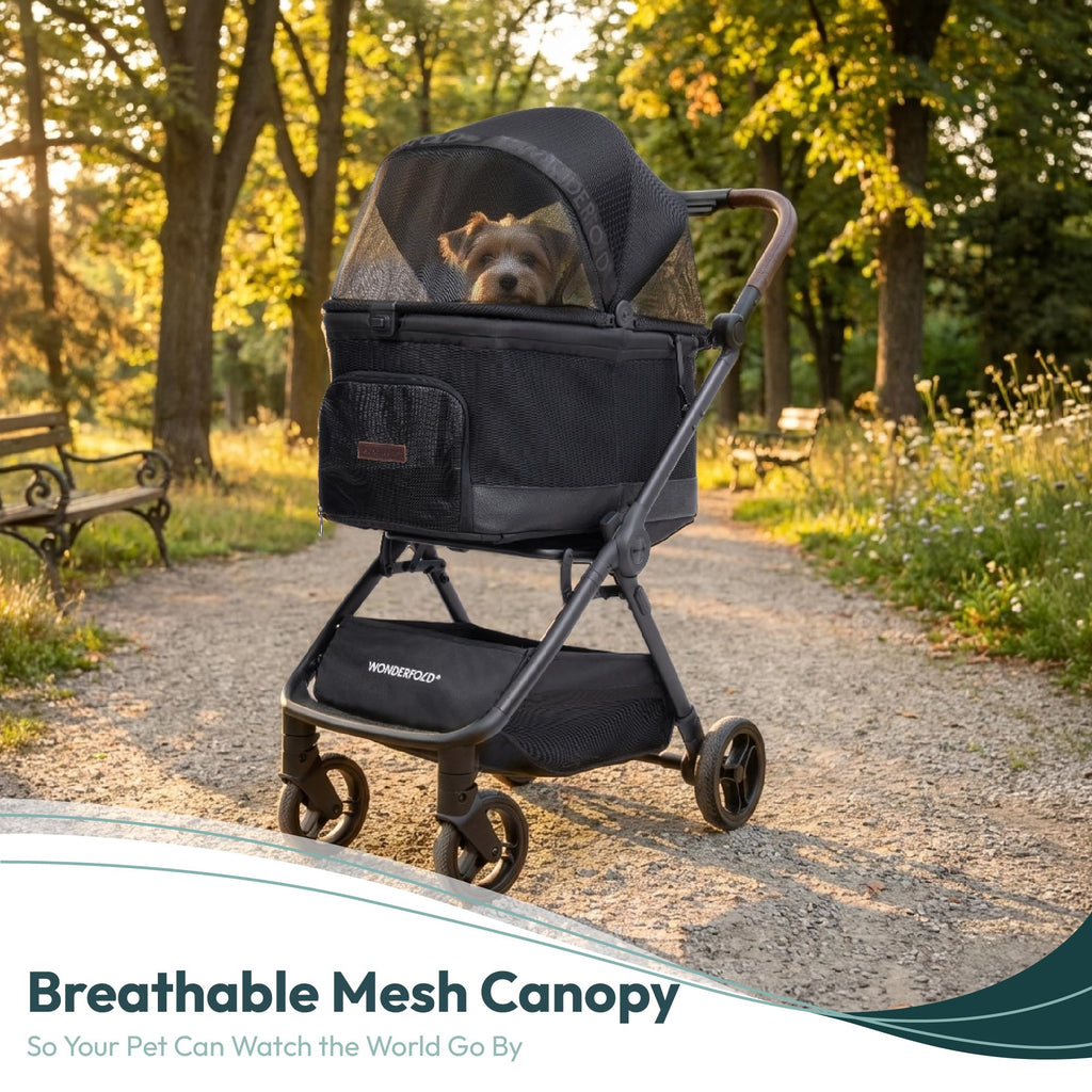 Lightweight Aluminum Frame Pet Stroller N651